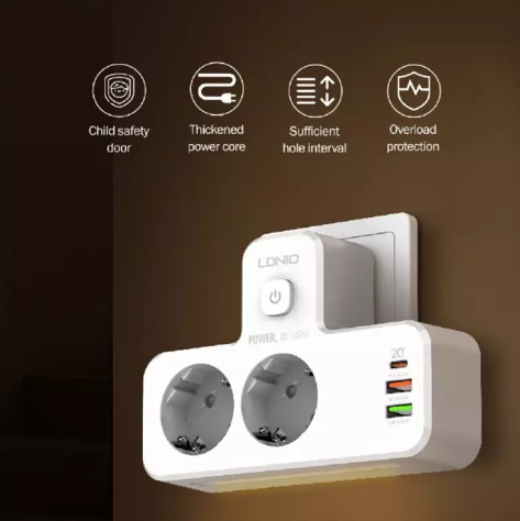 LDNIO Portable Electrical Extension Socket SE2337