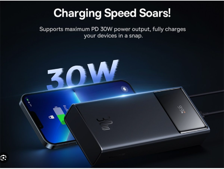 Baseus Star Lord 30000mAh 30W Digital Display Fast Charging Power Bank