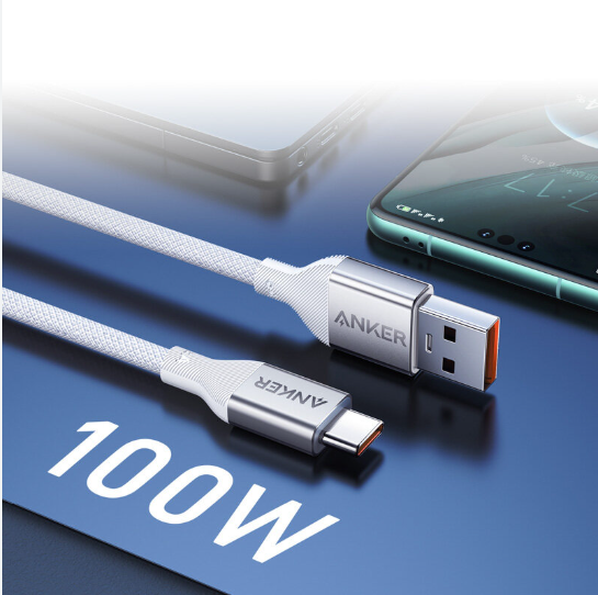 Anker 100W A8051 USB-A To USB-C Charging Cable 1.5M