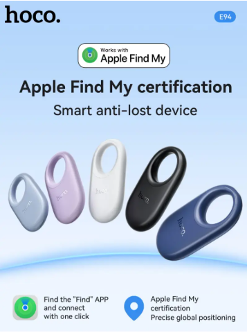 HOCO E94 AirTags Tracker GPS Intelligent Positioning Anti-lost Device, Apple Find My Network Support