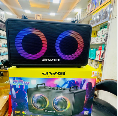 Awei Ka18 70W Output Wireless Speaker (Heavy Bass) with RGB Light Effect