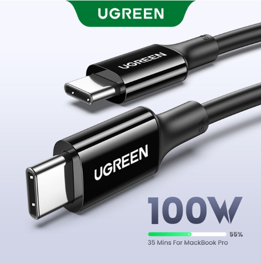 UGREEN 100W USB C to USB C Charging Cable for iPhone 15 MacBook MateBook Samsung S21 5A 100W QC4.0 Fast Charger USB Type C Cable