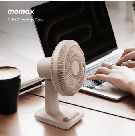 Momax 1°Pod Desktop Wireless Ultra Quiet Mini Fan