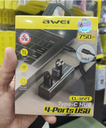 Awei CL-122T Type-C Extender USB 2.0 Docking Station