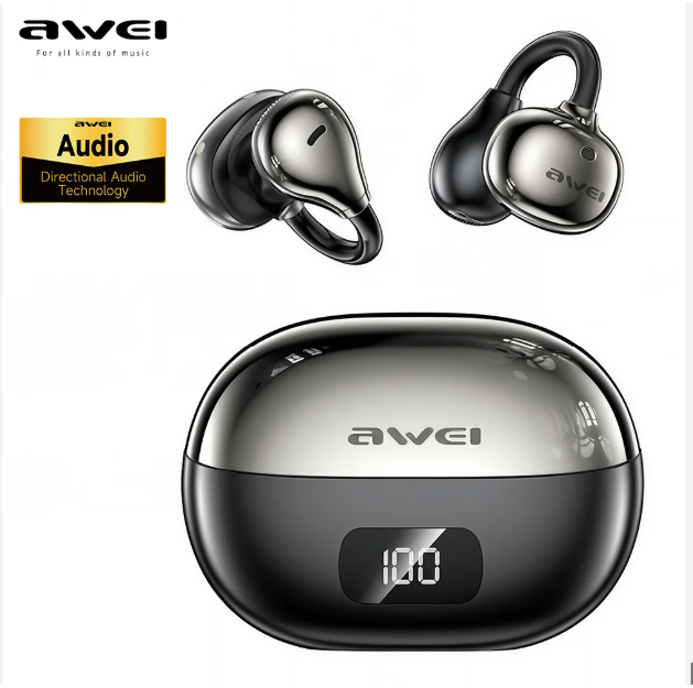 AWEI TZ50 Open Ear Clip Bluetooth Headphones