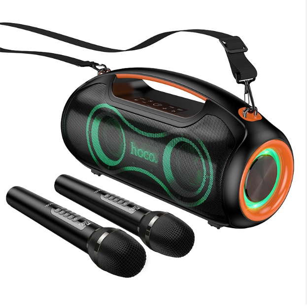 Hoco DS67 Bluetooth Party Speaker with 2 Wireless Microphones