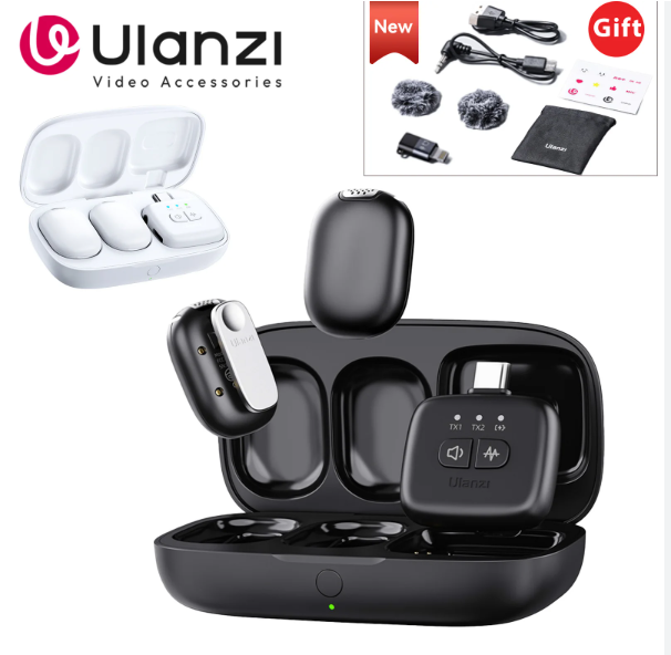 Ulanzi A30 Wireless Lavalier Tiny Microphone