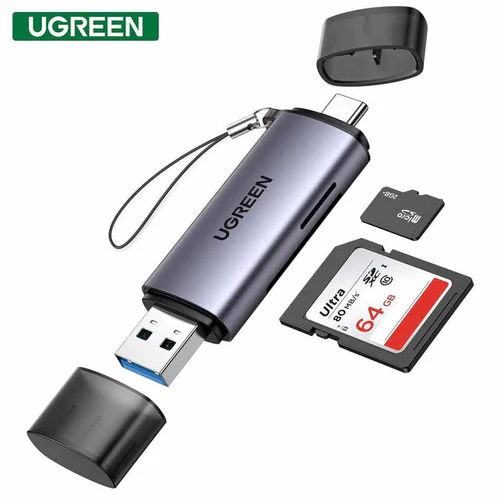 UGREEN CM185 (50706) 2-in-1 USB C OTG Card Reader