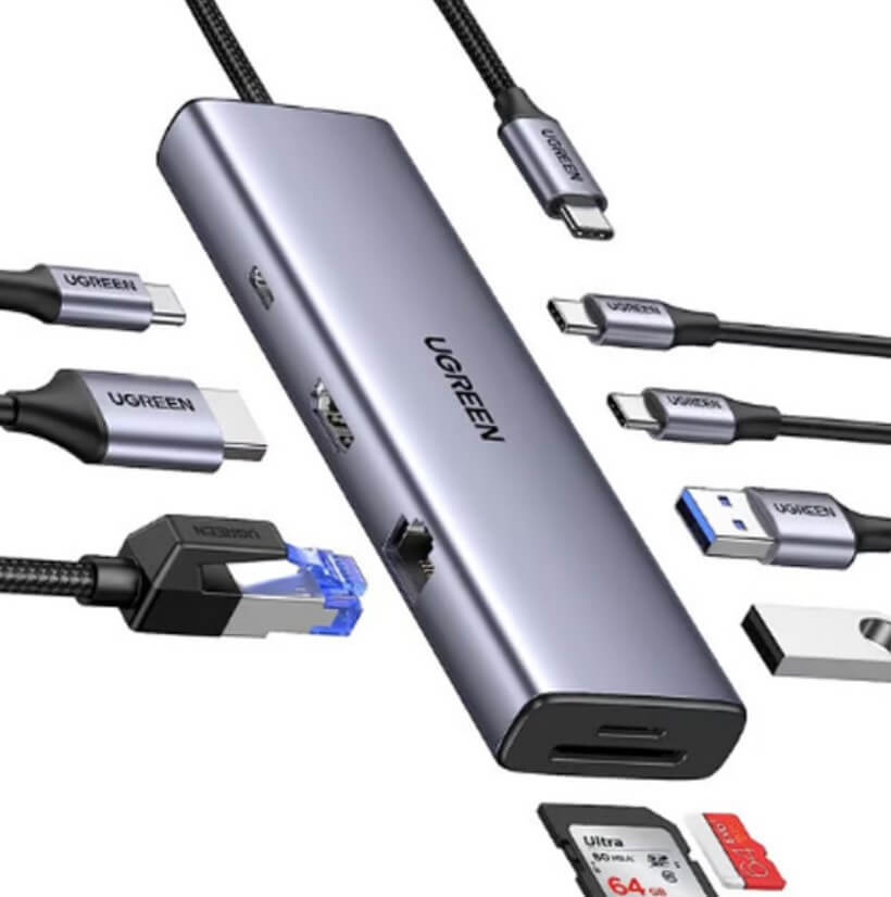 UGREEN Revodok CM498 (15375) USB-C Multifunction 9-in-1 Docking Station