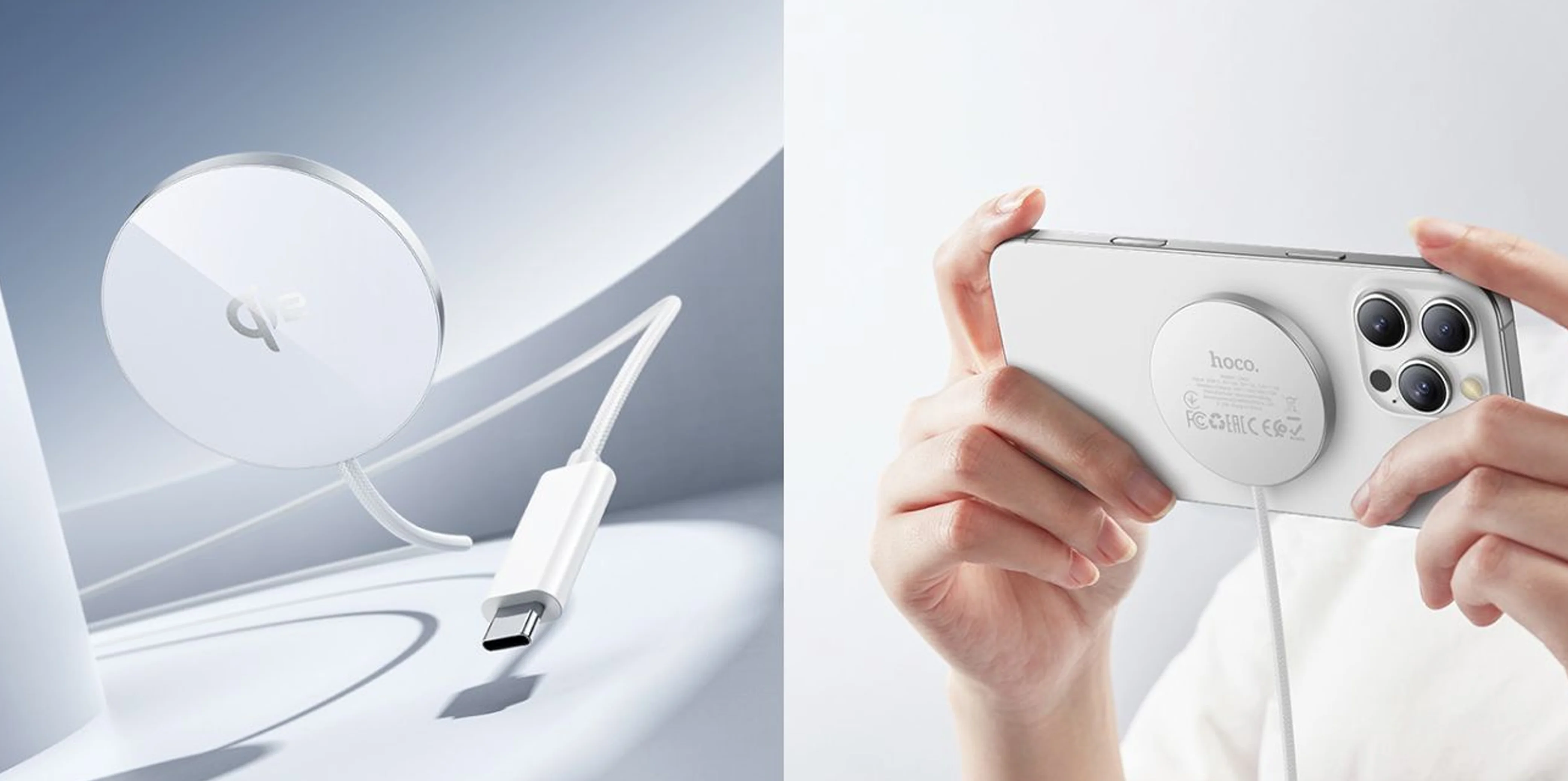 Hoco CW63 Max 15W Fast Qi2 Magnetic Wireless Fast Charger